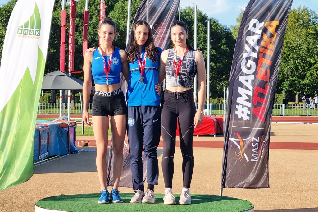 ARAK-os ezüst és bronzérem a hazai U18-as atlétikai bajnokságról